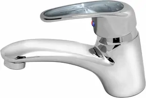 Смеситель для раковины VARION Armaturen Серебро 9340 92 3 однозахватный, короткий излив