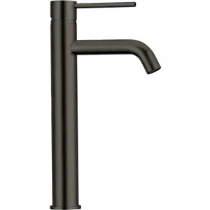 Смеситель для раковины Paini низкий, без д/к, черный брашированный 78PZ205OLL