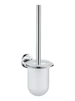 Ершик для унитаза Aquatek AQ4210CR подвесной, стекло матовое, цвет: хром