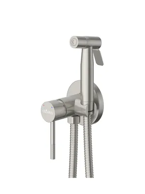 Смеситель CEZARES -DIF-IN с гигиеническим душем,однозахватный,сатин