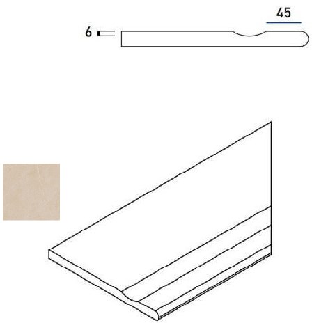 Materia X2 Magnesio Bordo Svasato Round Dx 60X30 матовая
