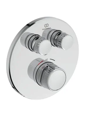 Ideal Standard Смеситель для душа A7296AA встраиваемый, термостат, внешняя часть, хром