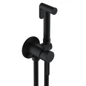 Гигиенический душ со смесителем CEZARES CZR-SET-DA1-ID2-FMM120-NOP встраиваемый, черный матовый