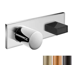 Смеситель Fantini для душа встраиваемый, переключатель на 2 потока, покрытие PVD N385SB