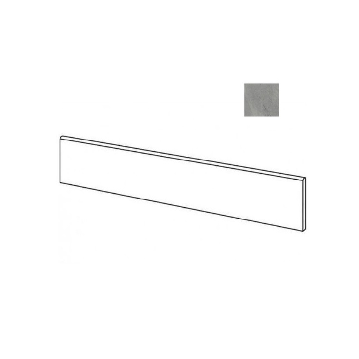 Sant Agostino Bergstone CSABBEDA60 Battiscopa Dark 7,3x60 матовая