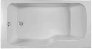 Ванна акриловая Jacob Delafon Bain-douche Malice 170х90 (с ножками) левосторонняя, белая E6D065L