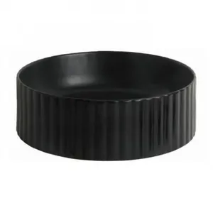 Раковина накладная ArtCeram 440х440х135 без отверстий, черный матовый OSL010 17 00