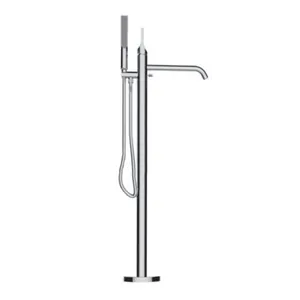 Смеситель для ванны Bossini Z00581030 напольный, однозахватный, с душ. гарнитуром, хром