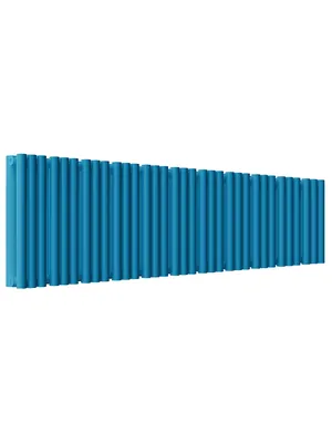 Радиатор стальной Empatiko V S2 двухтруб 1312х236х122 33 сек бок.подкл, 1881Вт, Dreamy blue