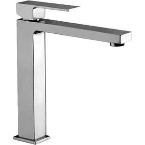 Смеситель для раковины Paffoni EL081CR однозахватный, высокий излив 255мм, цвет: хром