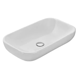 Раковина накладная Infinity 60 1AX169WBXX000 600x360x120 мм, без отверстий под смеситель, белая