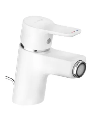 Смеситель KLUDI для биде, однозахватный, донный клапан, белый 375339165