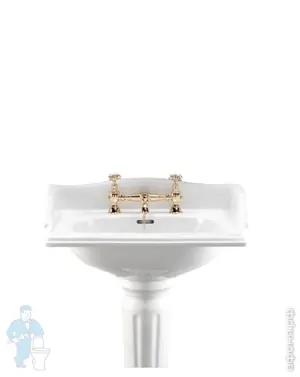 Раковина Devon&Devon 640х490х290 3 отверстия под смеситель, белая IBLG(1-2-3)FCAM