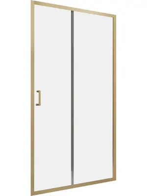 Душевая дверь RGW PA-14Gb (1000х1950) раздвижная, стекло 6мм прозрачное/золото 41081410-16