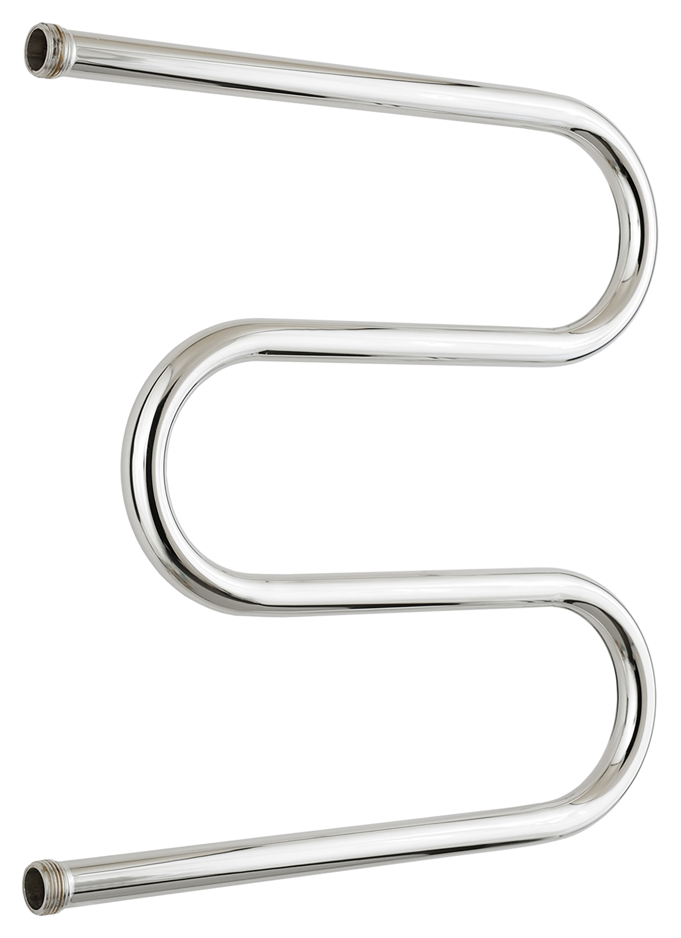 Полотенцесушитель водяной СТИЛЬЕ М-обр. 500x500 мм резьба-сгон 1 нержавеющая сталь