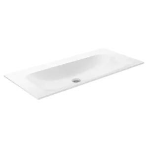 Раковина Keuco 1007х494 накладная, без отверстия под смеситель и перелива, белый 32970311000