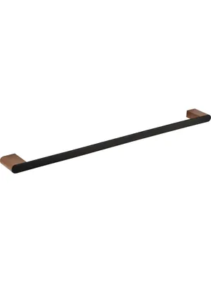 Полотенцедержатель Bemeta 108104040 600 мм, медное золото/черный матовый