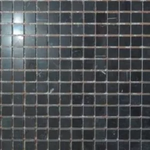Marble Mosaic Nero Polished 30.5X30.5 полированная