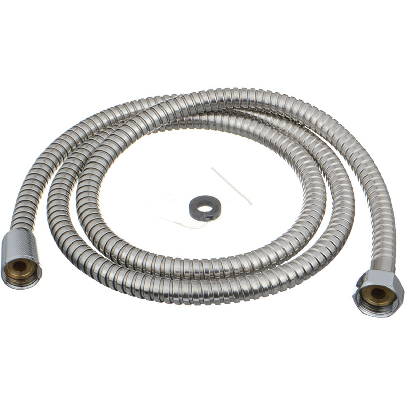 шланг д/душа MELODIA STANDARD русс.резьба M22*1/2" конус нерж. d14мм, L150см, 2-й зажим MKP20351BL