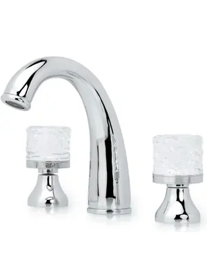 Смеситель Boheme 277-CRST для раковины, на 3 отверстия, двухзахватный, хром