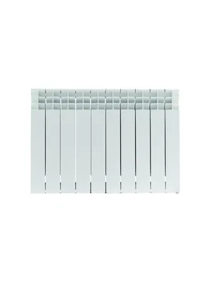 Радиатор STOUT 500 10 секций, биметаллический, боковое подключение, белый SRB-3310-050010