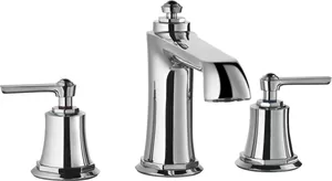 Смеситель для раковины CEZARES -F-BLS-01-W0 двухзахавтный, на 3 отверстия, цвет: хром