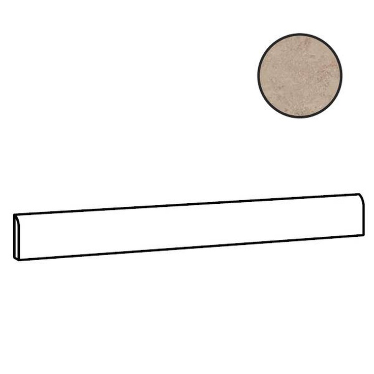 Sant Agostino Unionstone CSABJUST60 Battiscopa Jura Stone 7,3x60 матовая