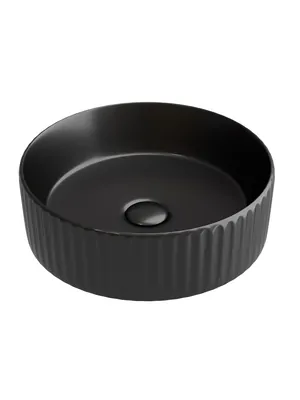 Раковина накладная Ceramicanova 360х360х115 без отв. под смеситель, черный матовый CN6057MB