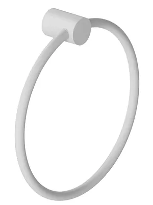 Полотенцедержатель-кольцо KLUDI- настенный, 209 мм., белый матовый 5897853