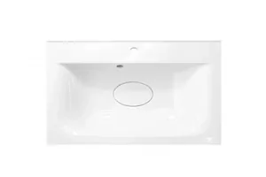 Раковина встраиваемая Estet 75 750х450х150 литьевой мрамор, белый ФР-00001662