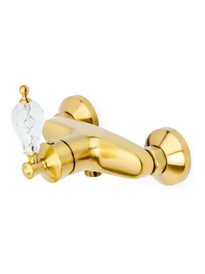 Смеситель Boheme 204-CRST для душа, настенный, однозахватный, без душ гарнитура, бронза