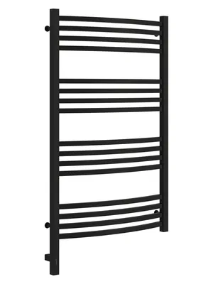 СУНЕРЖА Полотенцесушитель 1000х600 (16ступ) черный матовый, МЭМ-левый, 31-5704-1060