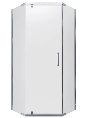Душевой уголок toHit (90х90х190) прятиугольный, без поддона, стекло прозр./хром TH06-040909