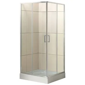 Душевой уголок BelBagno (950х950х1950) -195-A-2-95-C-Cr квадратный,стекло прозр/проф.хром