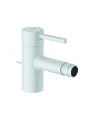 Смеситель KLUDI для биде, однозахватный, донный клапан, белый матовый 385335376