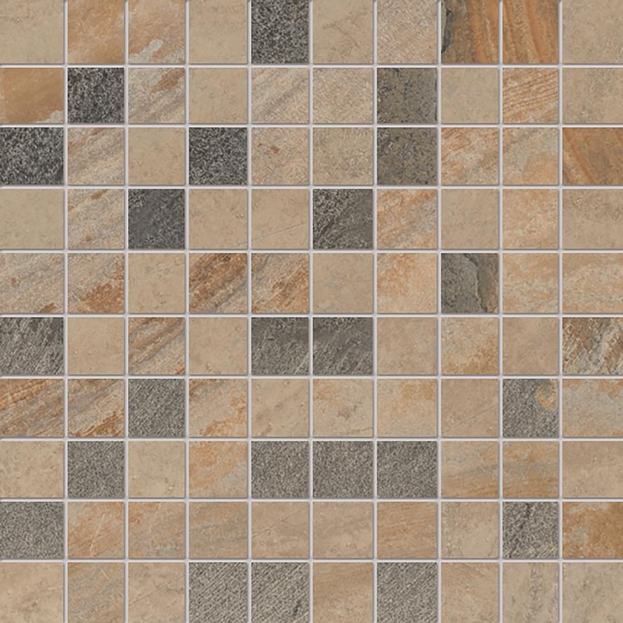 мозаика Cornerstone Mosaico 3x3 Slate Multicolor 30x30