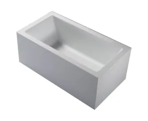 Ванна акриловая Abber (1600х800) отдельностоящая, слив-перелив, белая AB9406-1.6