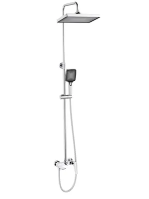 Душевая система CEZARES -CVD-01 смеситель для душа,верхний и ручной душ,поворотный излив,хром