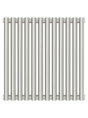 СУНЕРЖА Дизайн радиатор 500х540 (12 секц) нерж.сталь, универ. подкл., 1/2", 00-0332-5012