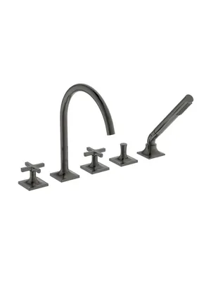 Ideal Standard Смеситель для ванны/душа BD164A5 набортный, двухзахватный, серый