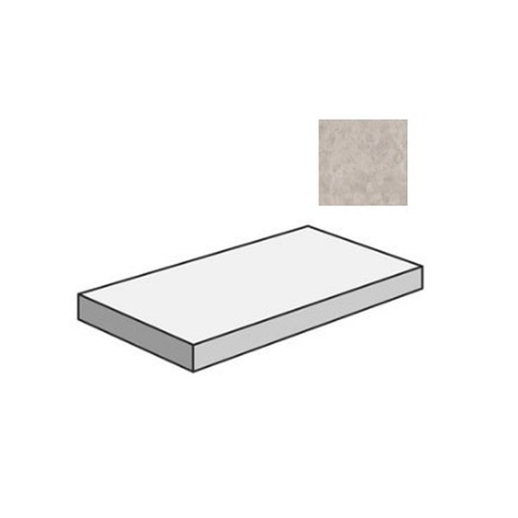 Sant Agostino Unionstone 2 CSAGDCEG12 Gradone Angolare Dx Cedre Grey 33x120 матовая