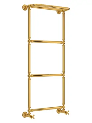 СУНЕРЖА 1386 Полотенцесушитель 1260х500 золото, с полкой, нижнее подкл. 03-0281-1250