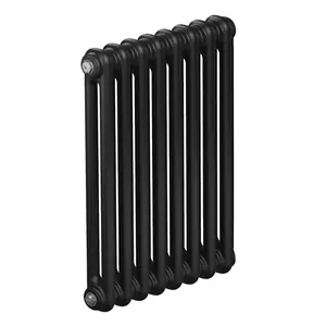 Радиатор стальной двухтрубчатый RIFAR 2057-08-AN 8 секций, антрацит, боковое подключение