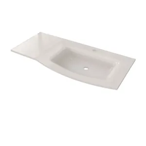 Раковина для тумбы Caprigo (1020х482) правая, белая стеклокерамика 18мм GC18R-INT100R