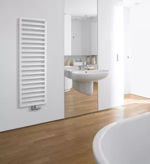 Полотенцесушитель стальной Zehnder QA-180-060 (1835х600) водяной, цвет: белый
