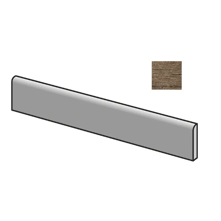 Sant Agostino Yorkwood CSABYOBR60 Battiscopa Brown 7,3x60 матовая