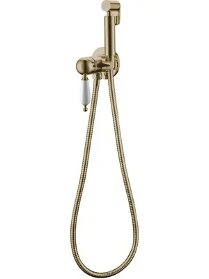 Смеситель Boheme 434 встраиваемый, с гигиеническим душем, однозахватный, бронза