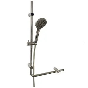 Душевой комплект Paini штанга 730 мм, шланг 1500 мм, хром CECR121