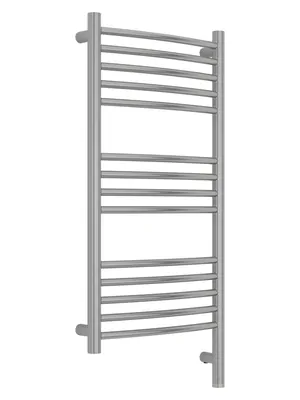 СУНЕРЖА выгнутая Полотенцесушитель 800х400 сатин МЭМ правый 071-6003-8040