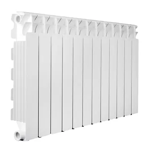 Радиатор алюминиевый Fondital 500/100 (97х558) боковое подкл, белый 12 сек, 2290,8 Ватт